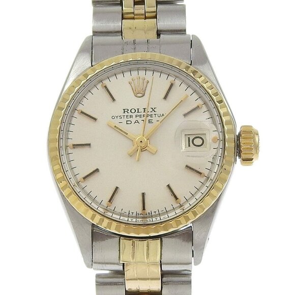 ROLEX Oyster perpetual Watches 6517 Date cal.1161 SilverDial Stainless steel - Picture 1 of 9